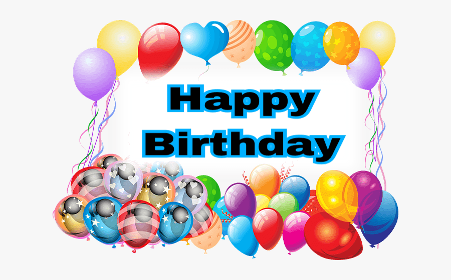 Cute Birthday Wishes For Best Frends To Wish Happy - Happy Birthday Balloons Png, Transparent Clipart