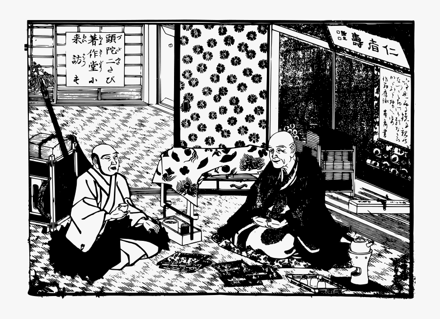 Two Japanese Guys - Cartoon, Transparent Clipart