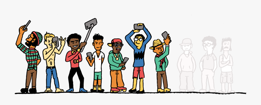 10 Guys Care As Much As Girls Do About What They Post, - Cartoon, Transparent Clipart