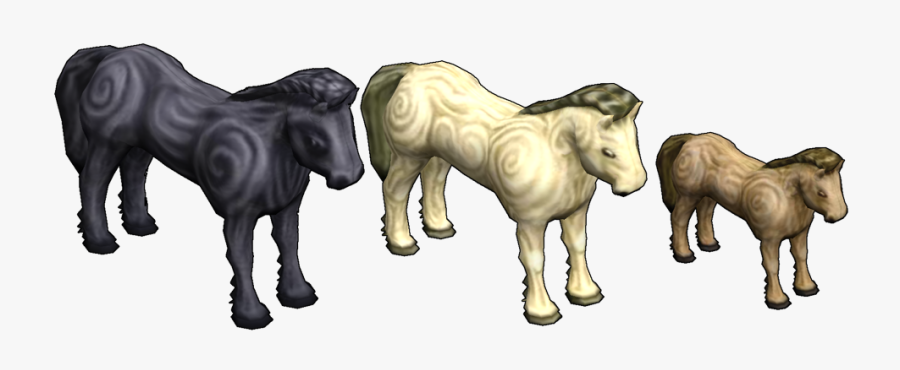 Transparent Mare And Foal Clipart - Pony, Transparent Clipart