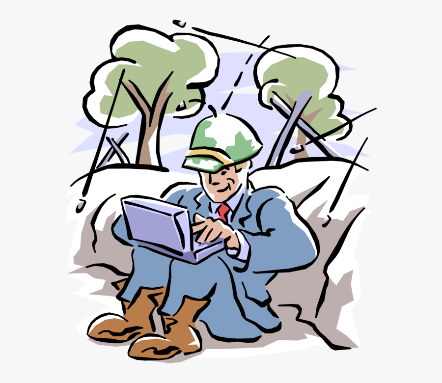 Vector Illustration Of Businessman Warrior In Trenches, Transparent Clipart