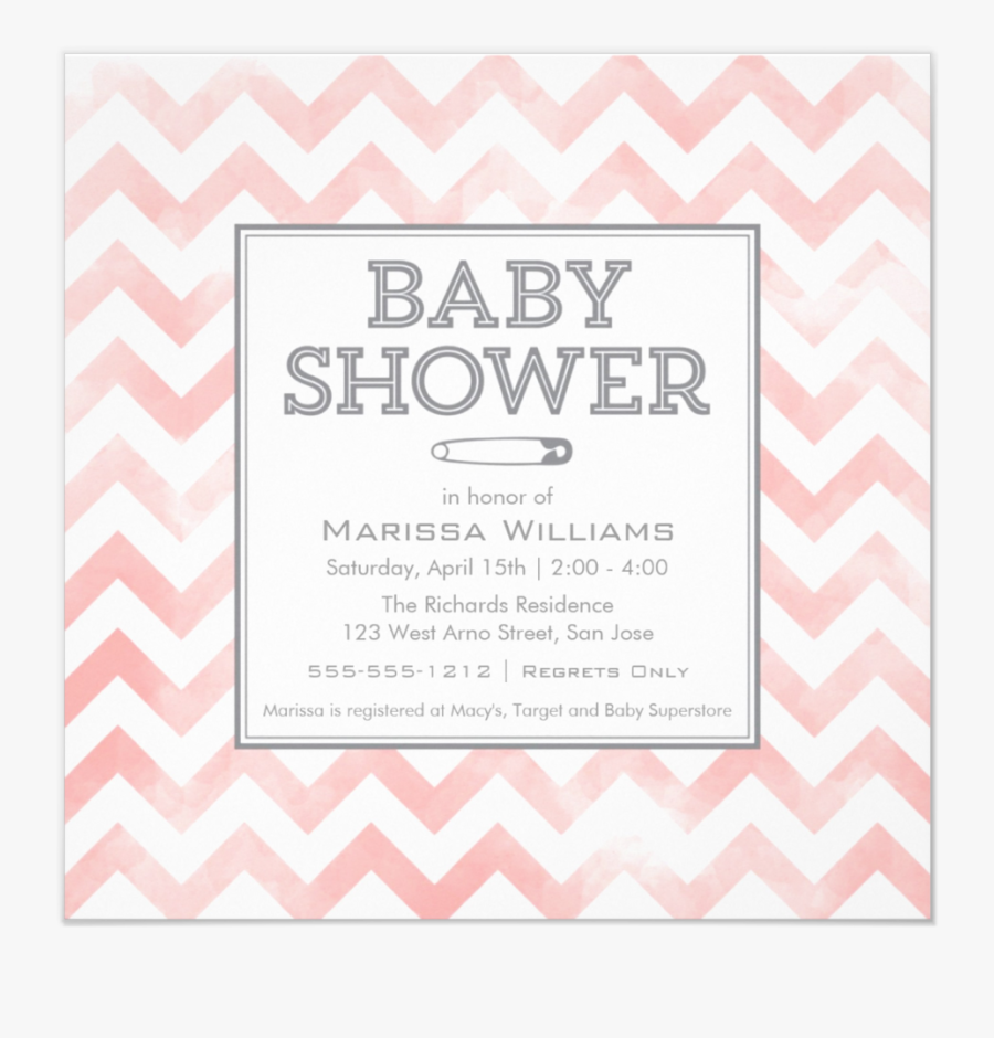 Chevron Baby Shower Also In&nbsp, Transparent Clipart