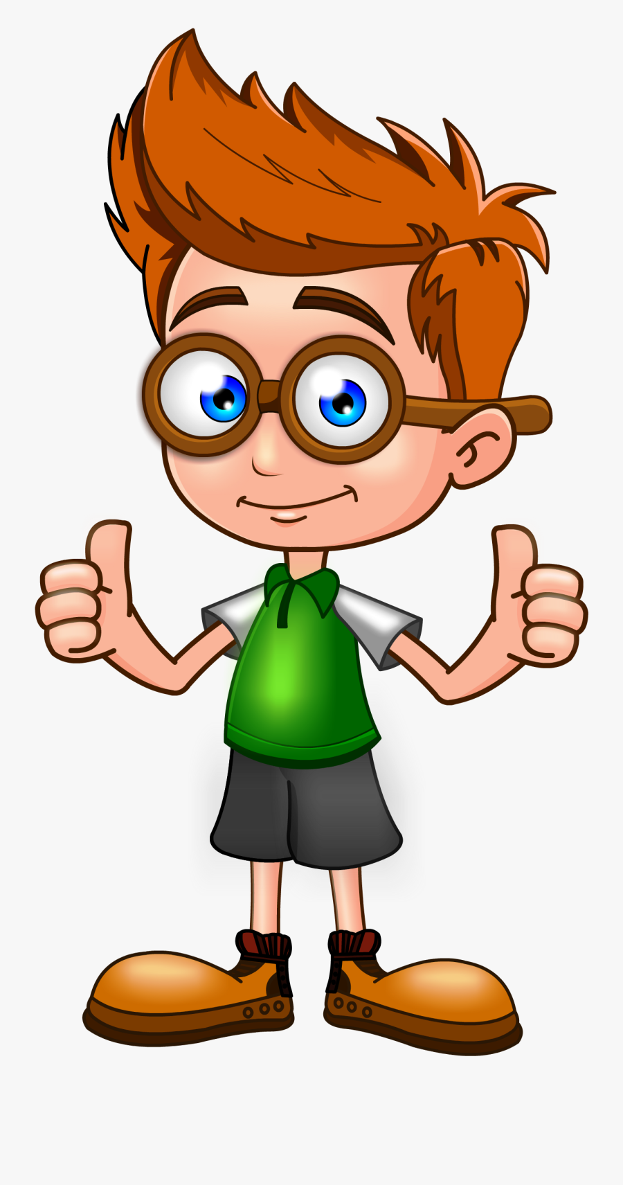 Boy, Brown Hair And Cute - Cartoon Boy With Black Hair , Free
