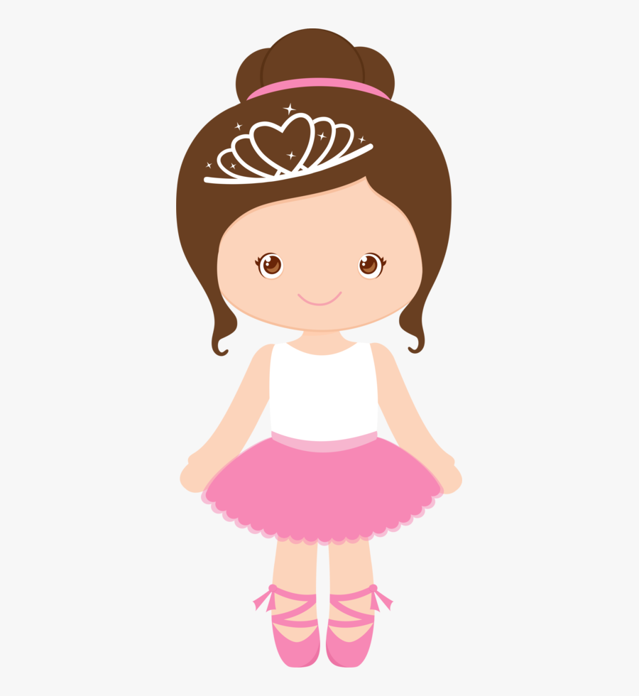 Cute Ballerina Clipart - Bailarina Png Fundo Transparente, Transparent Clipart