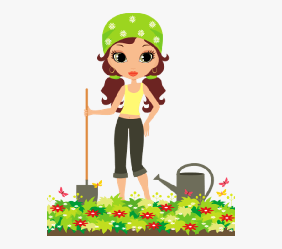 Diary Of A Mad Gardener - Girl Gardenerr Clip Art, Transparent Clipart