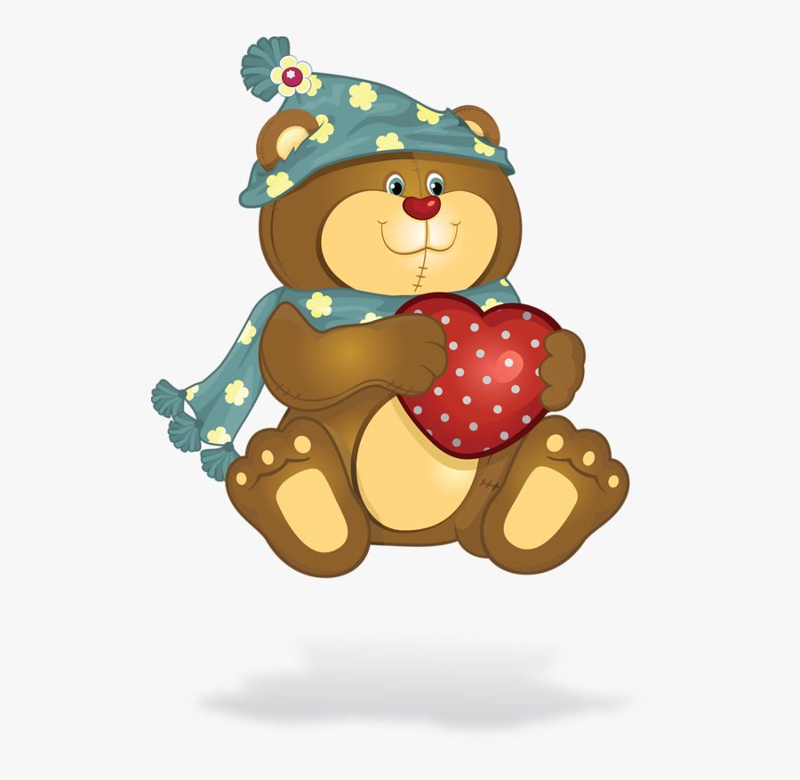 Cute Teddy Clipart Winter, Transparent Clipart
