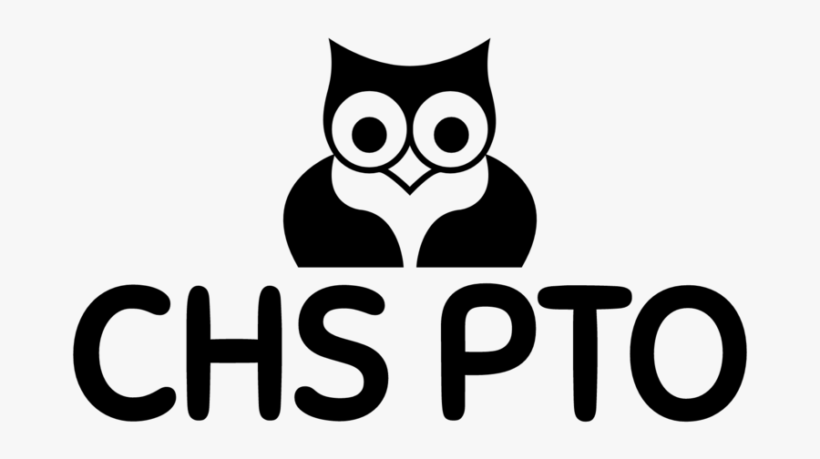 Chs Pto Logo Black - Owl, Transparent Clipart