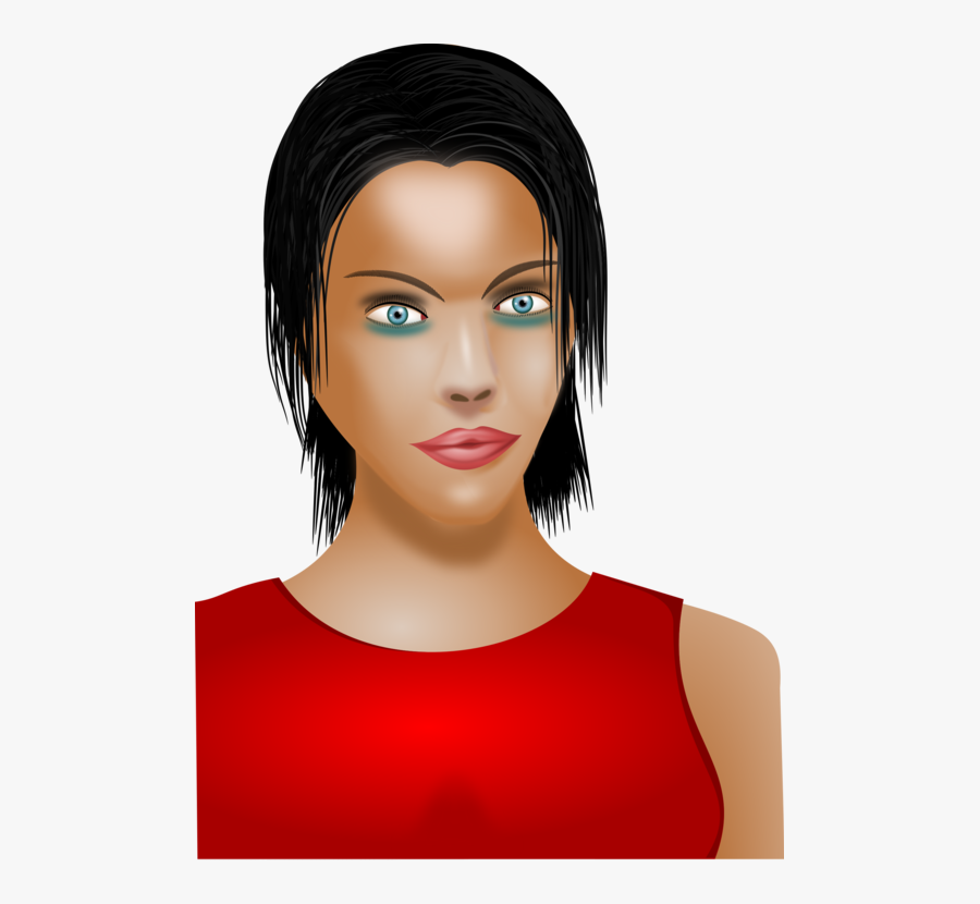 Black Hair,eyelash,facial Hair - Clip Art, Transparent Clipart