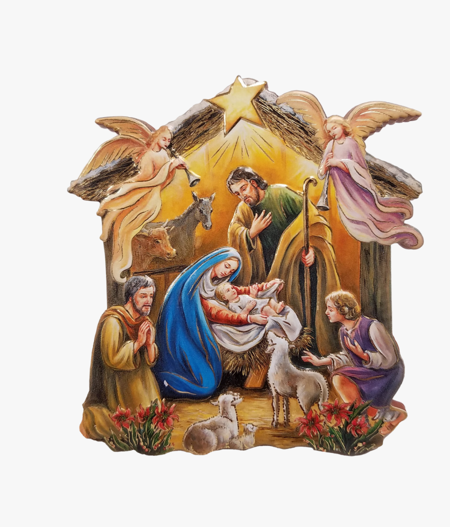 Manger Scene Png - Holy Family Png, Transparent Clipart