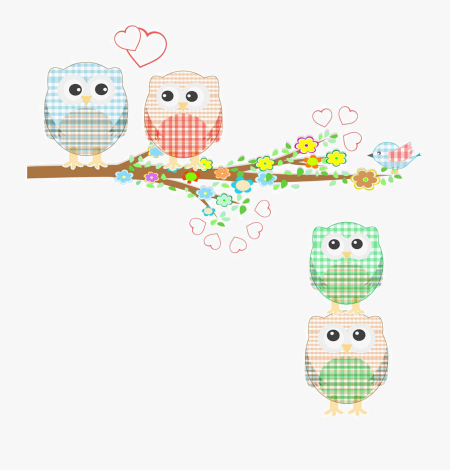 #ftestickers #clipart #owls #cute #colorful - Illustration, Transparent Clipart