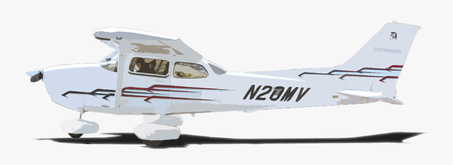 Thrust Flight Fleet - Cessna 172, Transparent Clipart