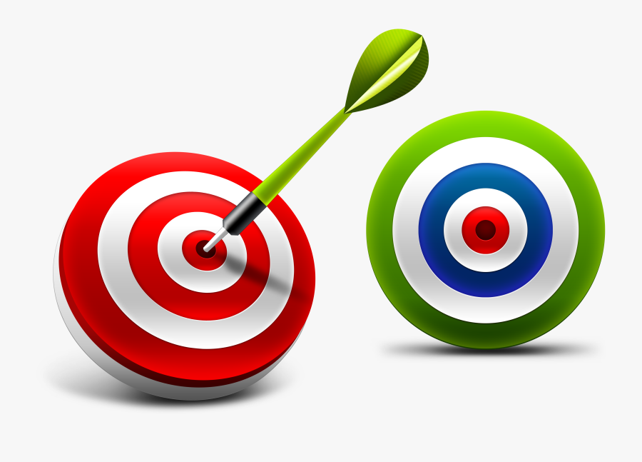 Transparent Stock Bullseye Clipart Dart - Goals And Objectives Png, Transparent Clipart