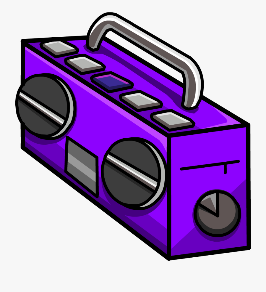 Boom Box Club Penguin - Club Penguin Boombox, Transparent Clipart
