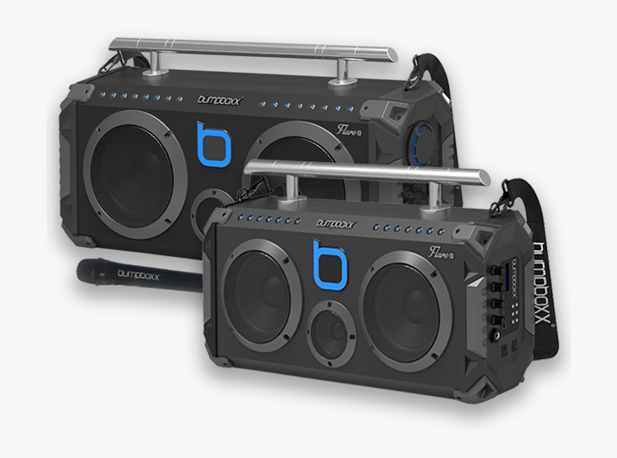 Bumpboxx The Retro Bluetooth - Bumpboxx Flare 6 Black, Transparent Clipart