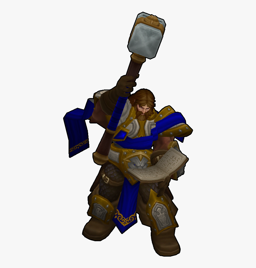 Free Animated Wow Clipart - Warcraft 3 Paladin Hero, Transparent Clipart