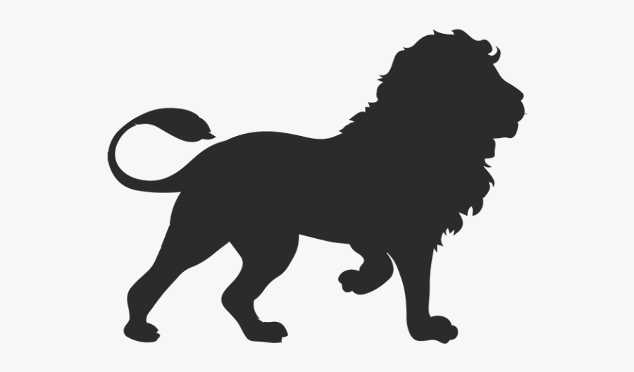 Winged Lion Vector Graphics Illustration Clip Art - Lion Silhouette, Transparent Clipart