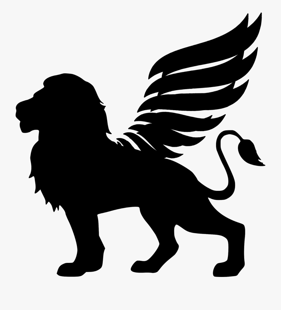 Lion Silhouette, Transparent Clipart
