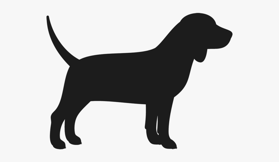 Beagle Rubber Stamp - Silhouette Beagle Clip Art, Transparent Clipart