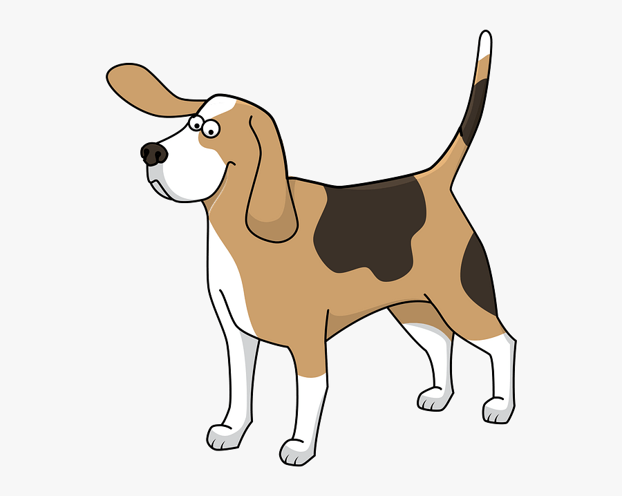 Coonhound Cartoon, Transparent Clipart