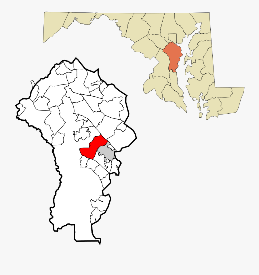 County Maryland Clipart , Png Download - Prince George's County Regions, Transparent Clipart