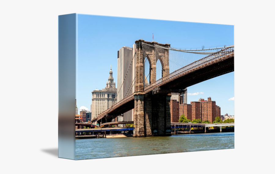 Clip Art And The East River - Brooklyn Bridge, Transparent Clipart