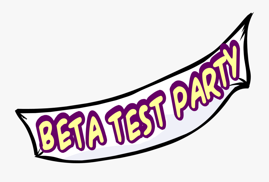 Club Penguin Wiki - Club Penguin Beta Test Party, Transparent Clipart