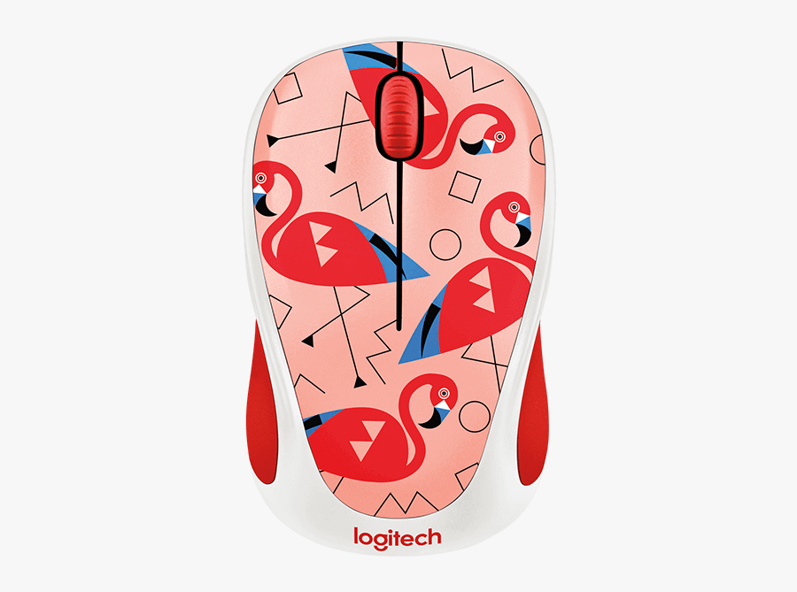 Party Collection - Logitech Flamingo Mouse, Transparent Clipart