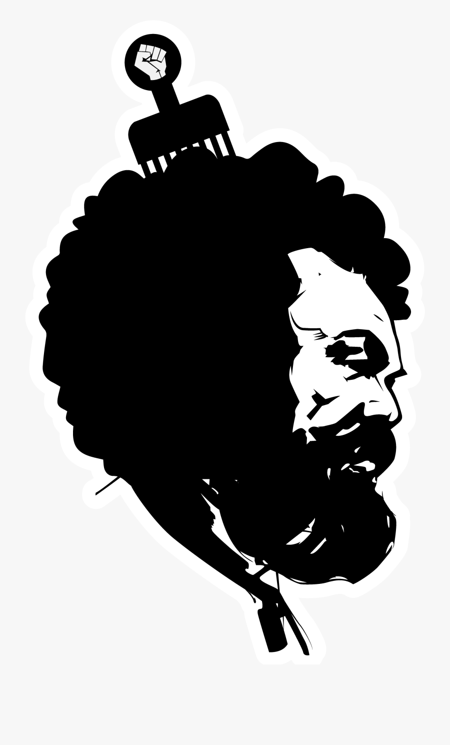 Dont Touch My Hair Quote , Transparent Cartoons - Marx Stickers, Transparent Clipart