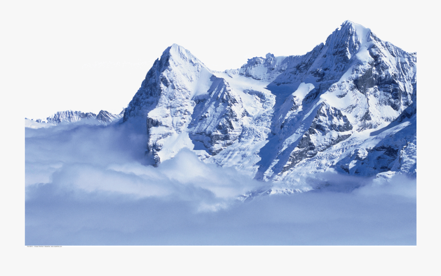 Transparent Mountain Range Png - Bernese Alps, Transparent Clipart