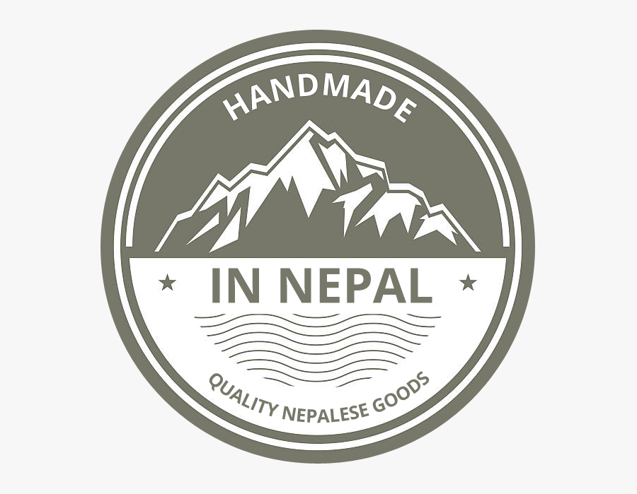 Hand Made In Nepal - Himalayas Vector, Transparent Clipart