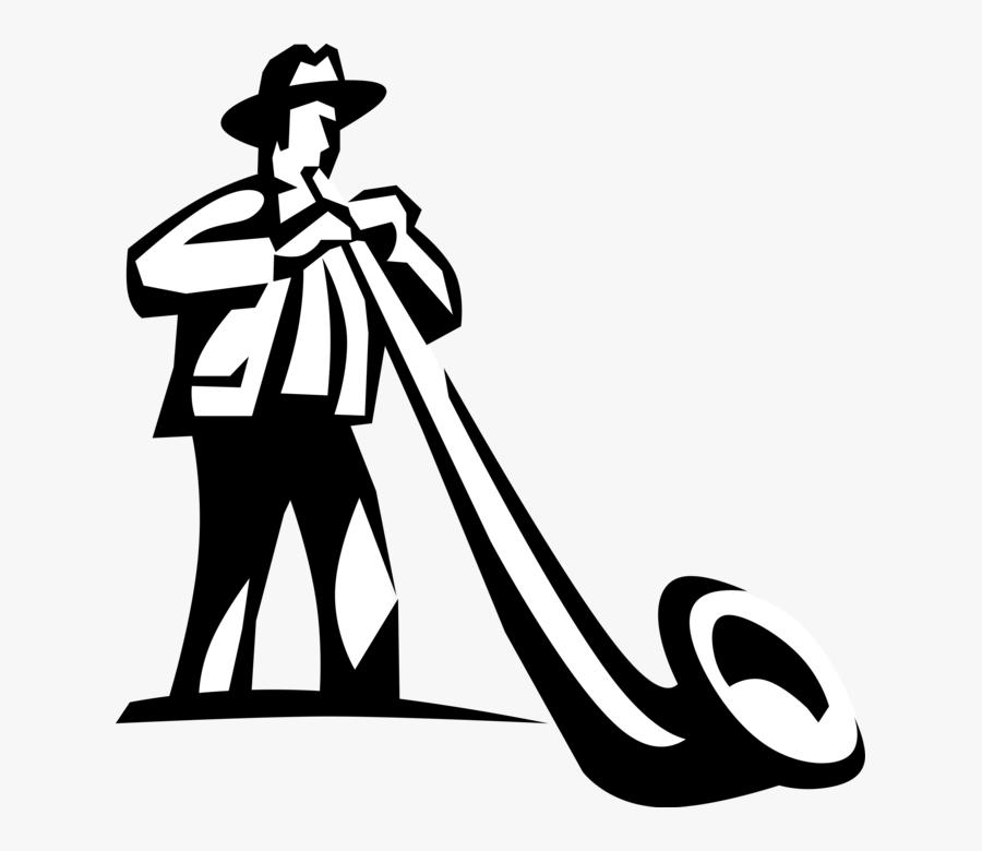 Alps Clipart Alphorn - Alphorn Clipart, Transparent Clipart