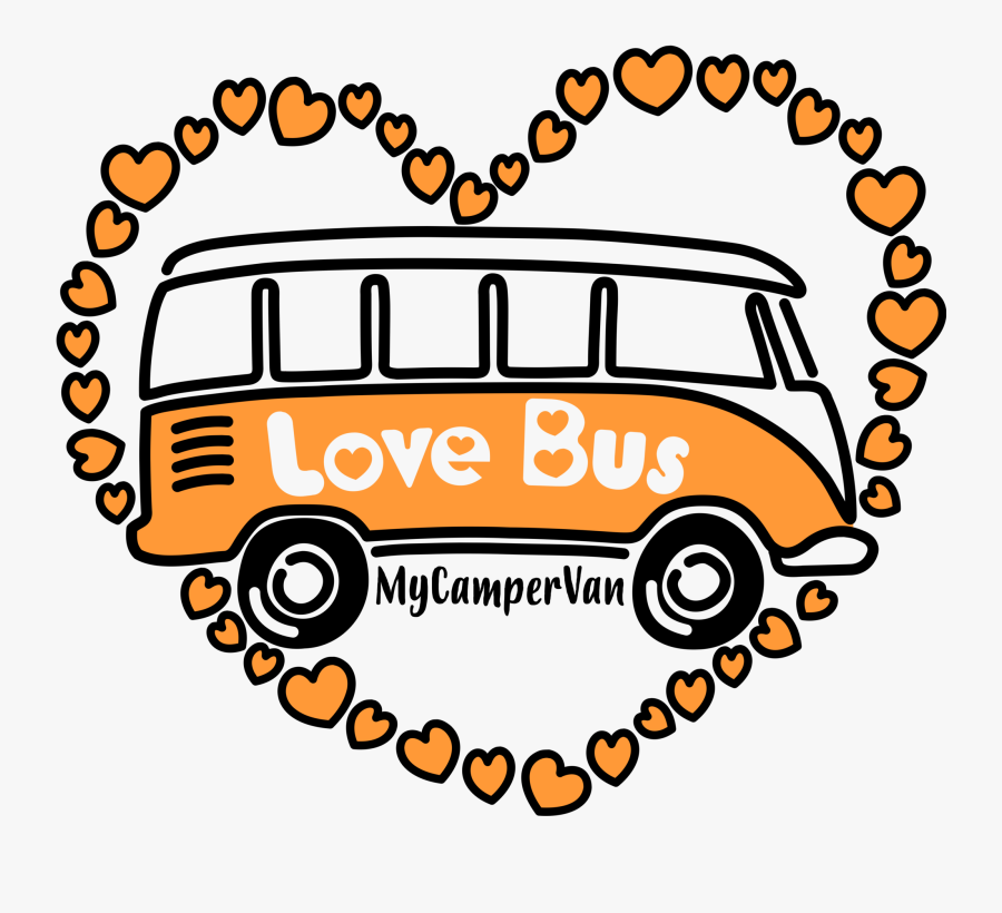 Ceramic Mug & Coaster Set - Bus Love Clip Art, Transparent Clipart