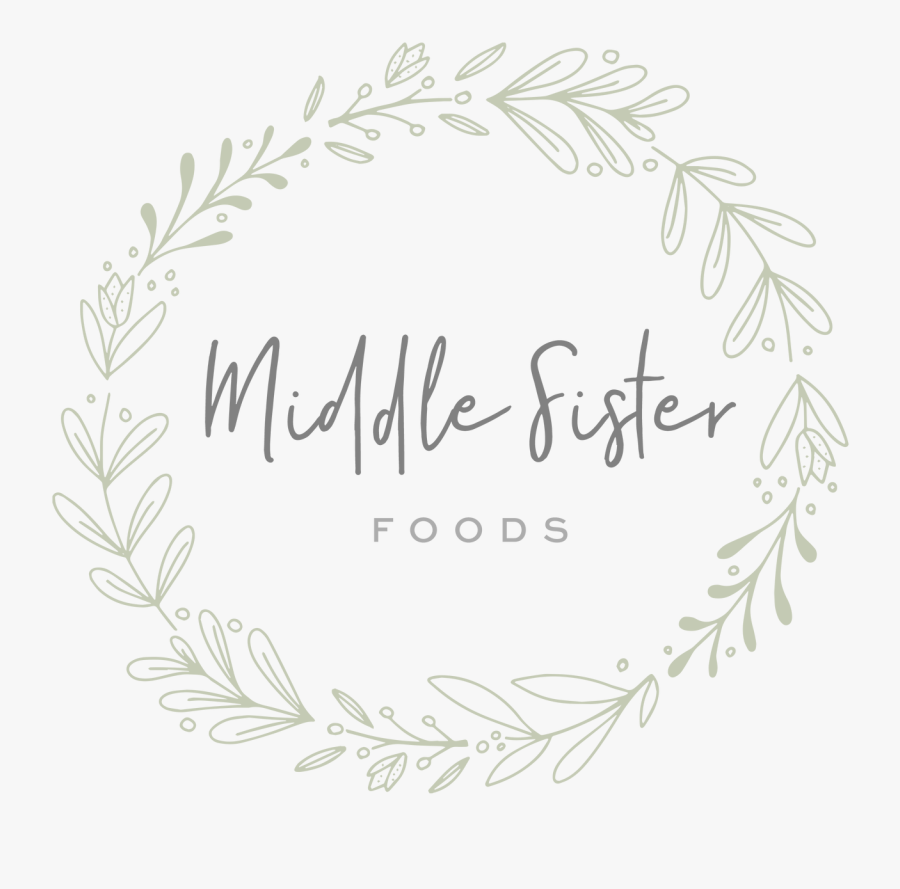 Middle Sister Foods - Calligraphy, Transparent Clipart