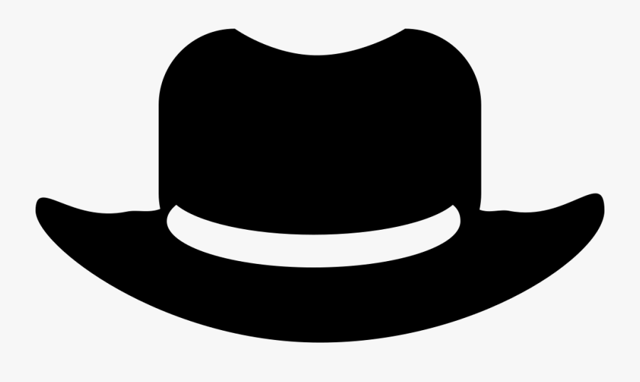 Cowboy Svg Icon - Fedora, Transparent Clipart