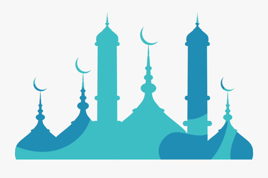 Blue 12 Al-awwal Painted Of Al Medina Clipart - 12 Rabi Ul Awal Background, Transparent Clipart