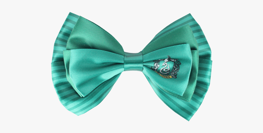 Blue Hair Bow Png - Slytherin Harry Potter Hair Bows, Transparent Clipart