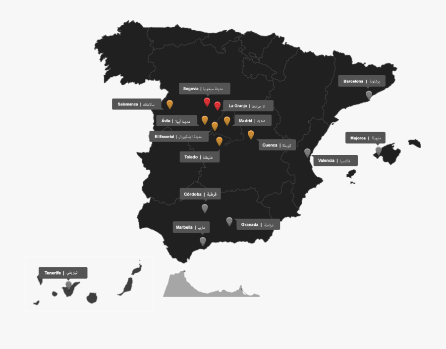 Transparent Granja Png - Spain Map Vector Png, Transparent Clipart