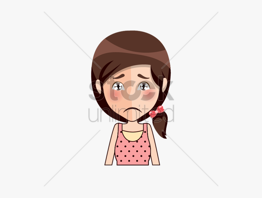 Smiling Cartoon Girl Face, Transparent Clipart