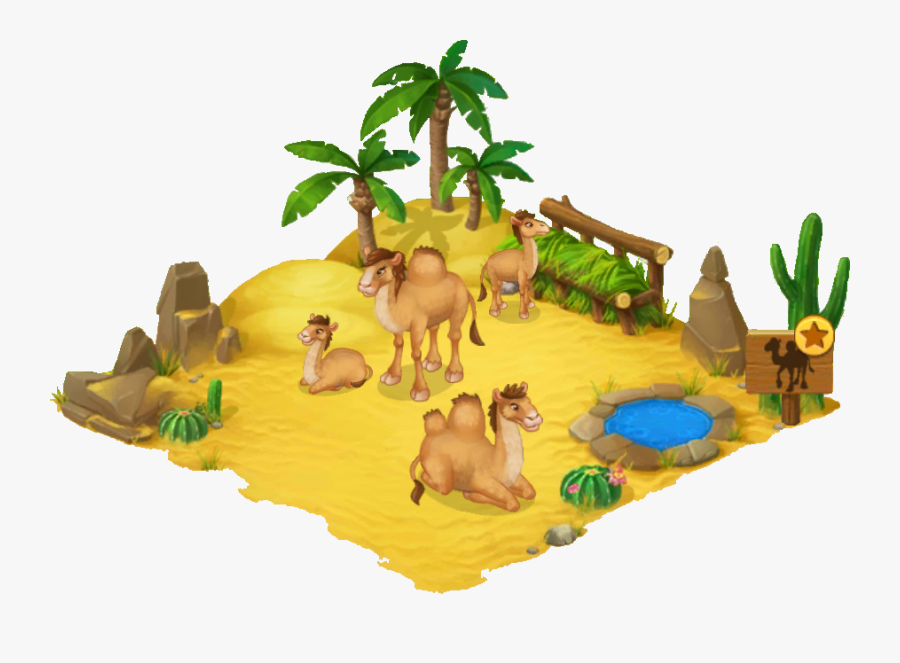 Zoo Clipart Scene, Transparent Clipart