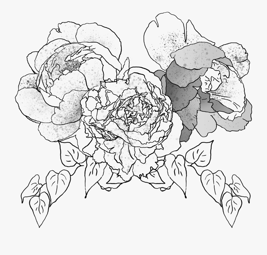 Drawn Street Palengke - Line Art, Transparent Clipart