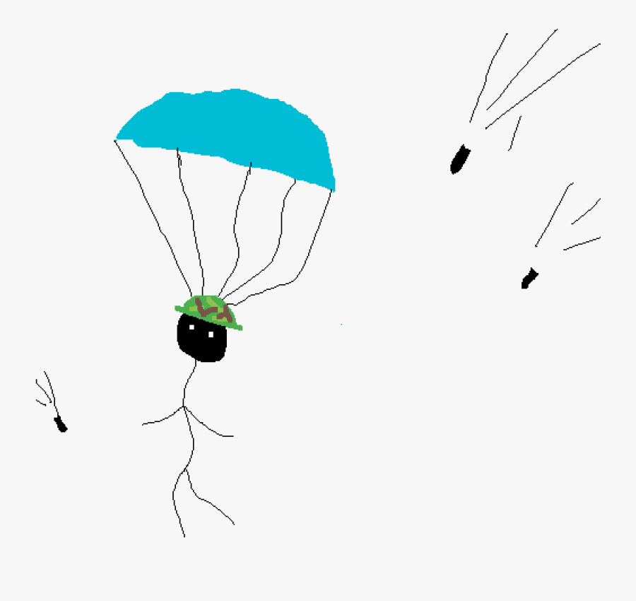 Parachuting, Transparent Clipart