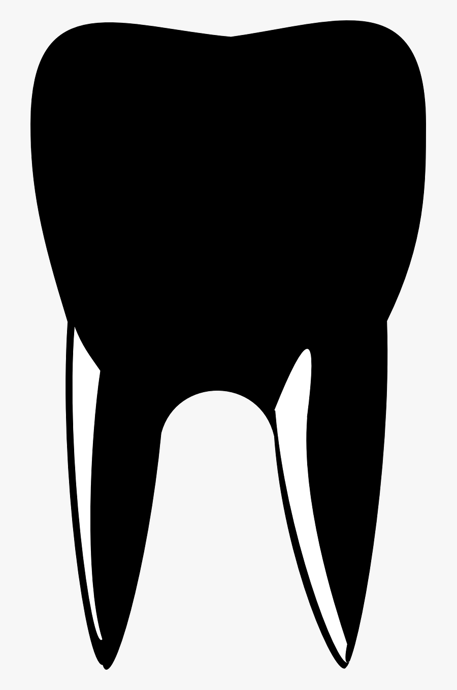 Tooth Dentist Silhouette Free Photo - Silhueta Dente Png, Transparent Clipart