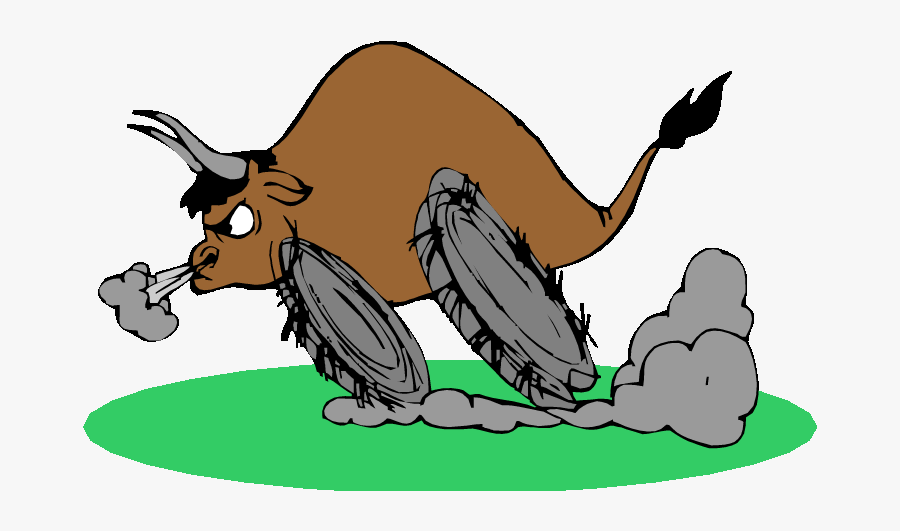 Cartoon Bull Running Gif Clipart , Png Download - Bull Running Gif Transparent, Transparent Clipart
