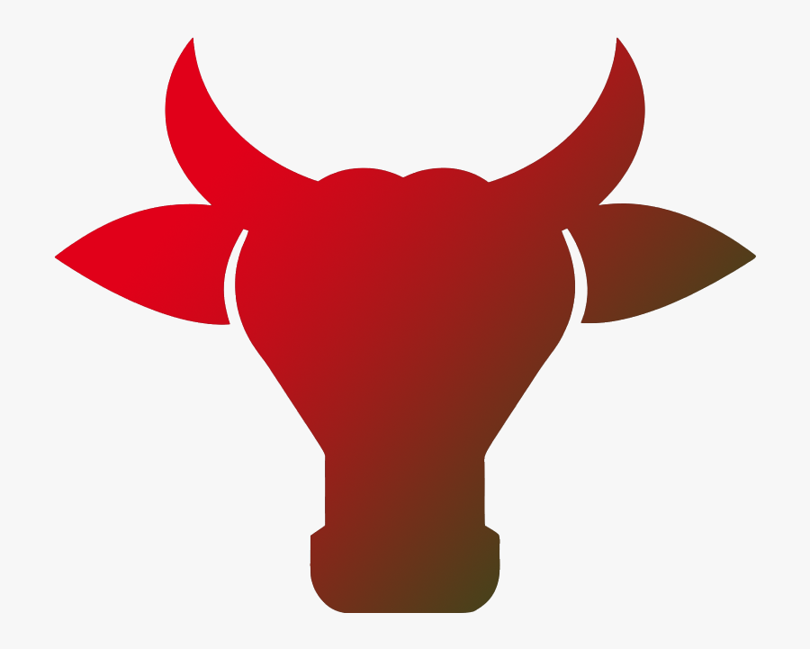 Bulls Png Clipart - Cow Head Silhouette Png, Transparent Clipart