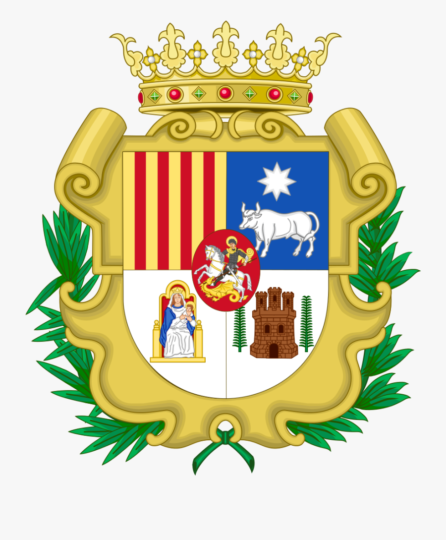 Coat Of Arms Of Teruel Province - Teruel Coat Of Arms, Transparent Clipart