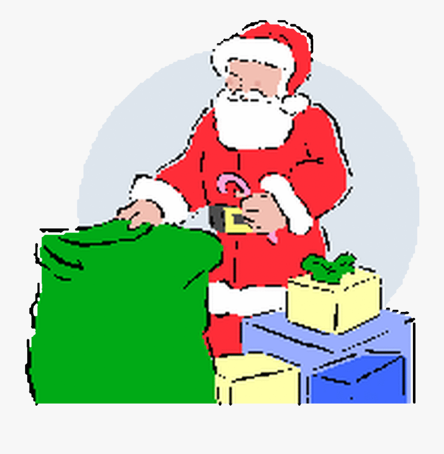 Santa Clipart Secret Shop - Gifts, Transparent Clipart