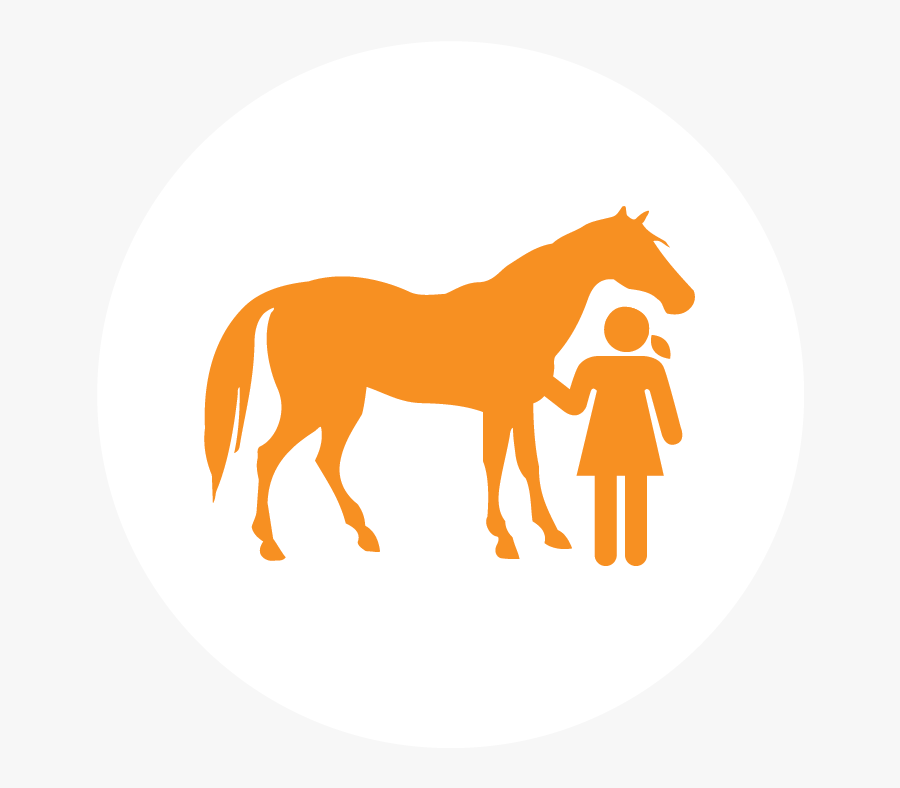 Transparent Horse Icon Png - Small Horse Silhouette, Transparent Clipart