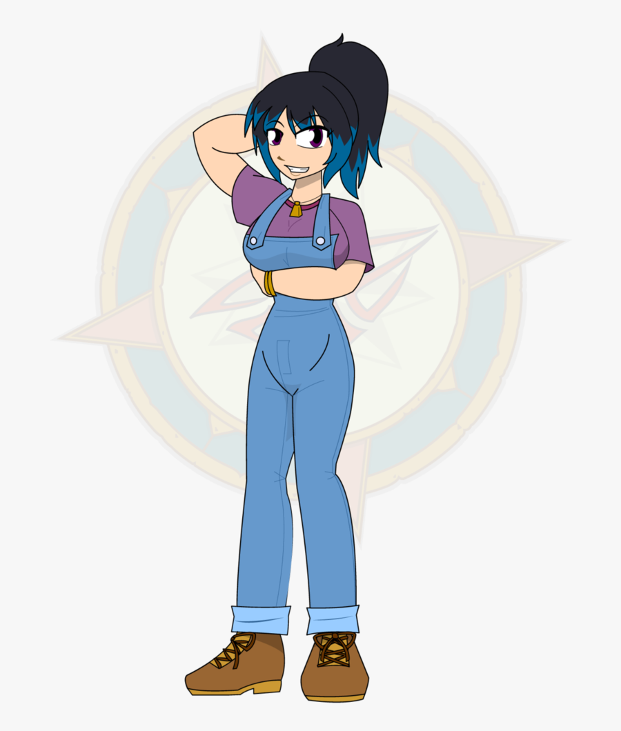 Belle The Farm Girl - Cartoon, Transparent Clipart