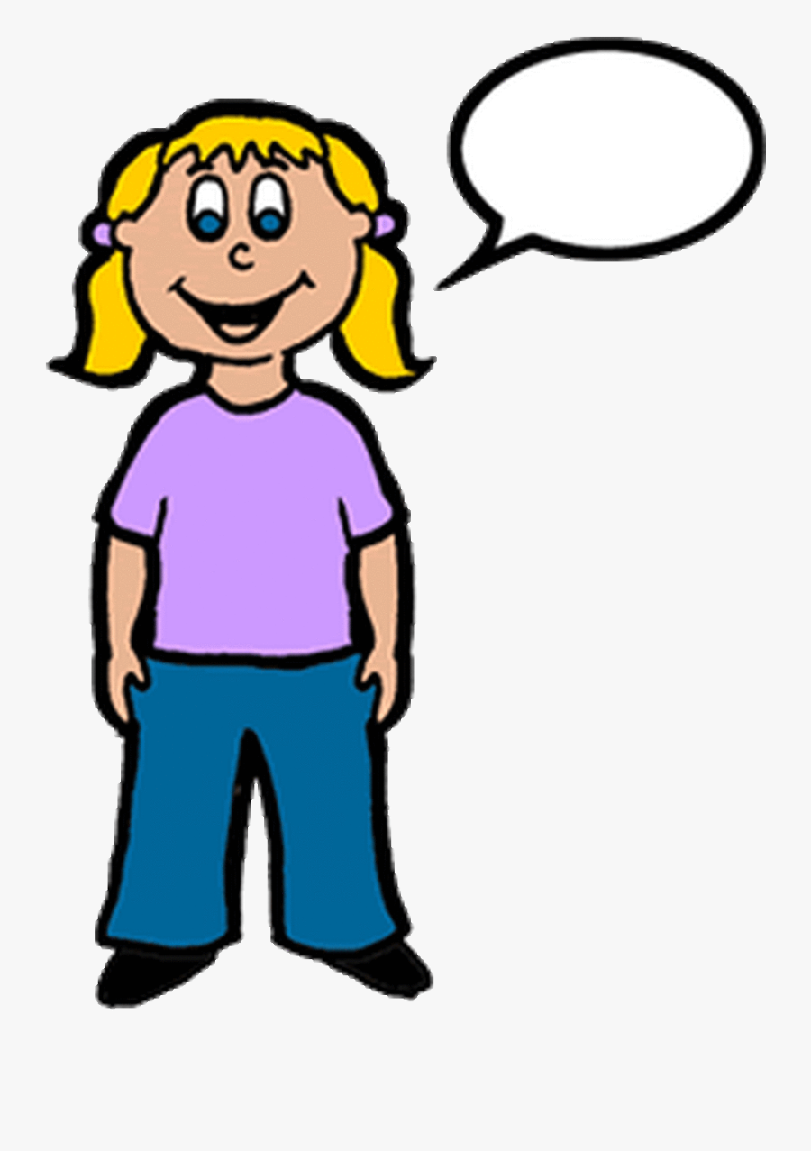 Children Talking Gif Clipart Child Clip Art - Coloring Pages For Speaking, Transparent Clipart