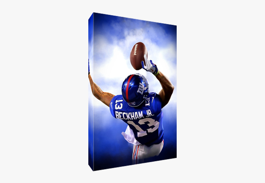 Clip Art Giants Beckham Jr Finger - Odell Beckham Jr Water Paintings, Transparent Clipart